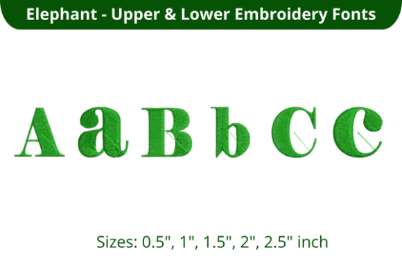 Elephant Font ABC: A Seasonal Embroidery Font Review