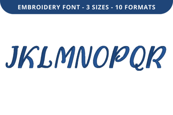 Fornever Font J to R: A Smart Choice for Small Business Embroidery