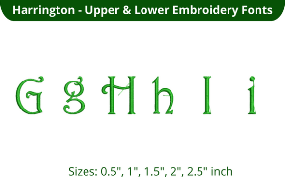 Harrington Font GHI: Clean, Confident, Classroom-Ready