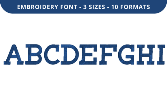 In Side Font a to I: A Thoughtful Embroidery Font for Meaningful Gifts