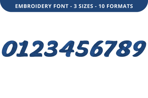 It Happens Font 0 to 9: A Seasonal Embroidery Staple