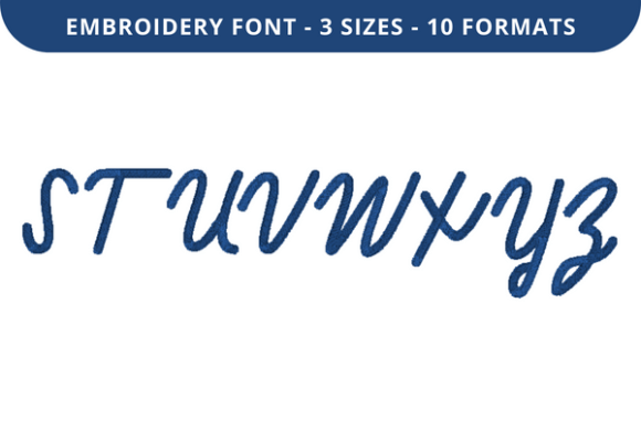 Marion Font S to Z: A Seasonal Embroidery Font Review