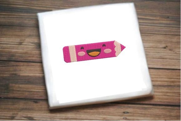 Smiling Colored Pencil: A Cheerful, Practical Embroidery Design